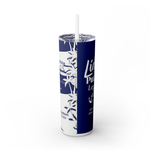 Tumbler - Lido Sip and Put that Leg Out Blue Oasis
