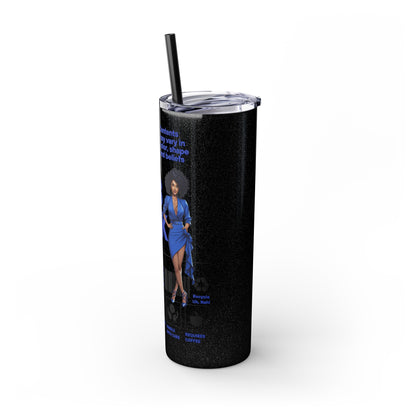 Boss Chick Skinny Tumbler with Straw, 20oz