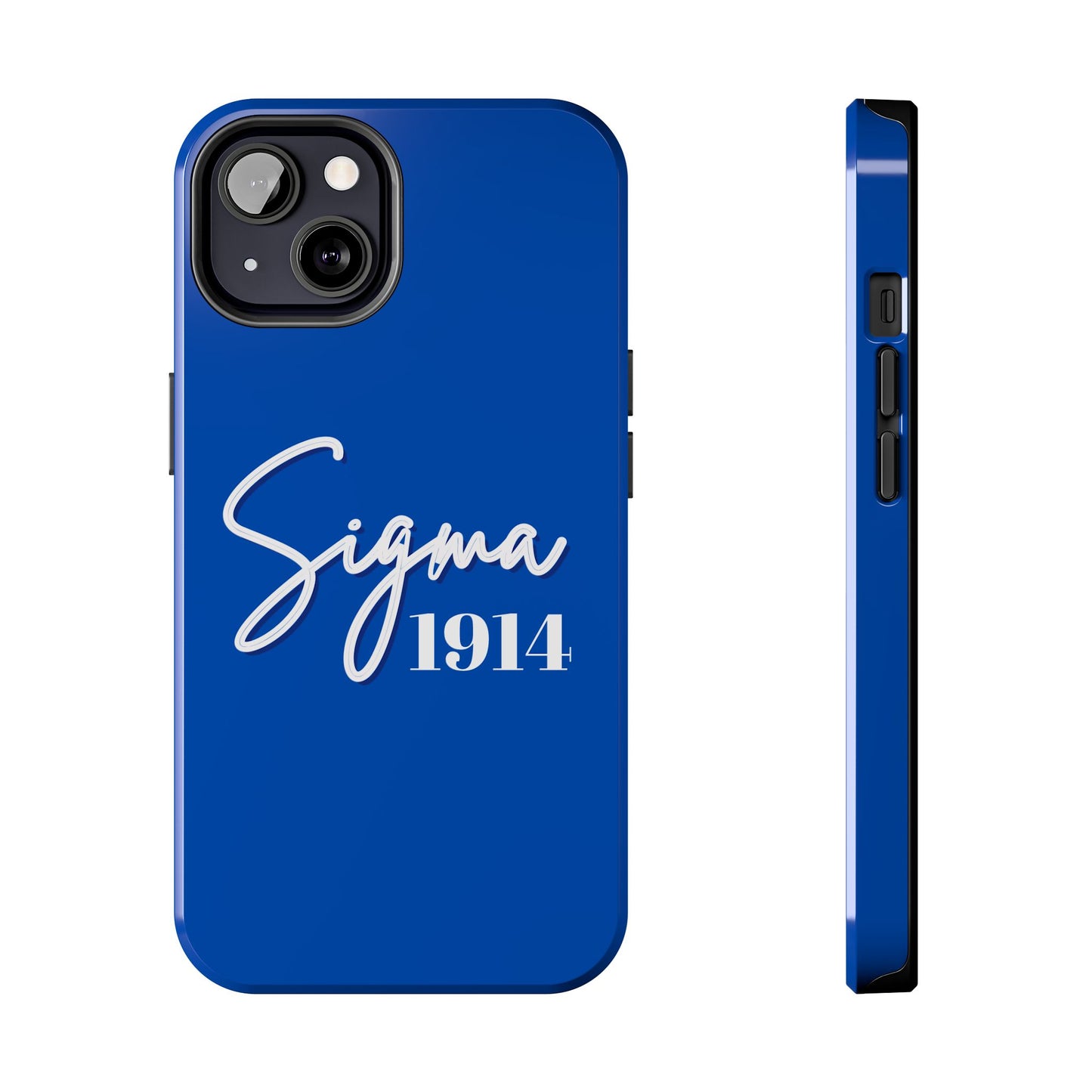Phone Case -Sigma 1914 Fraternity White & Royal Blue