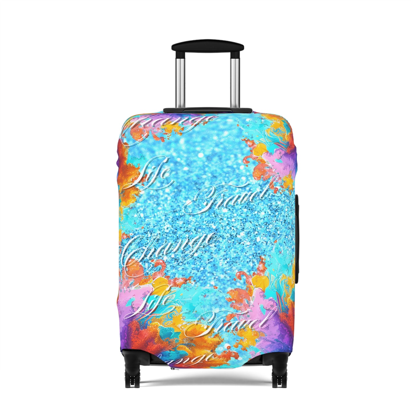 Life Travel Change Luggage Cover