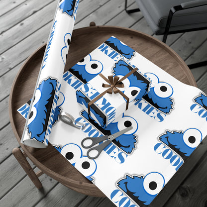 Gift Wrap Papers-Cookie Monster Inspired
