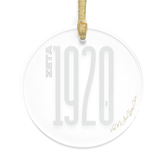 Zeta Inspired Acrylic Christmas Ornaments