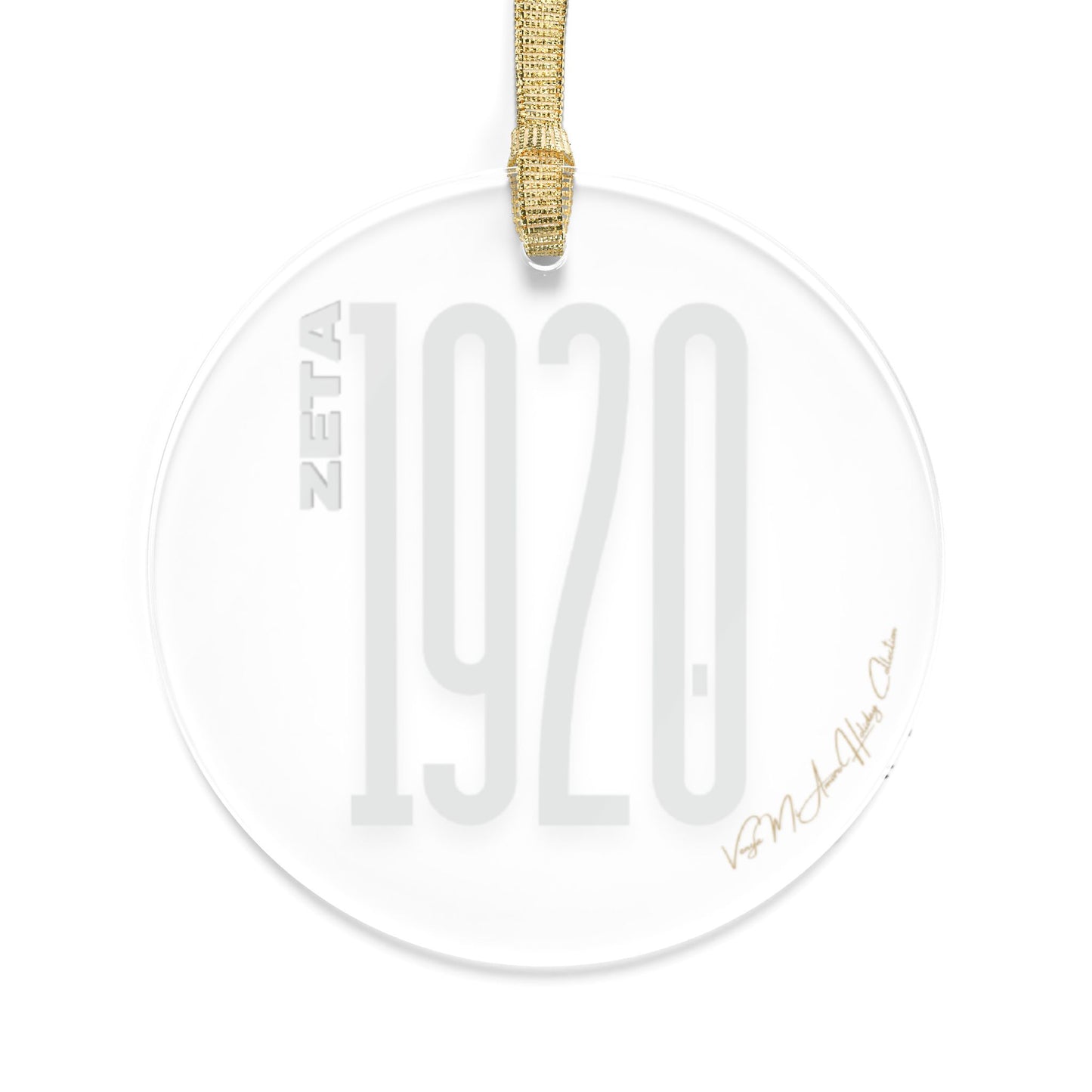 Zeta Inspired Acrylic Christmas Ornaments