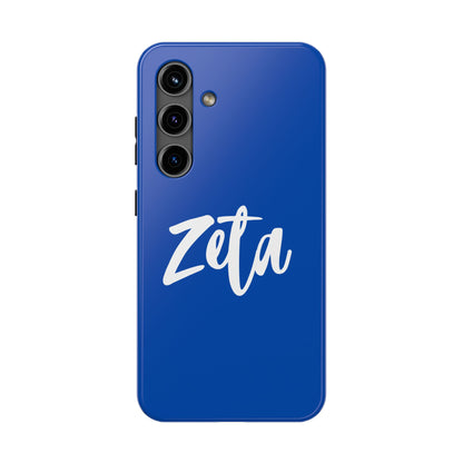 Phone Case - Zeta 1920 Sorority White & Royal Blue