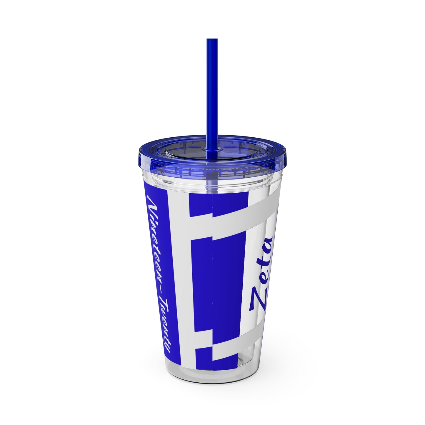 Tre Club Sunsplash Tumbler with Straw, 16oz