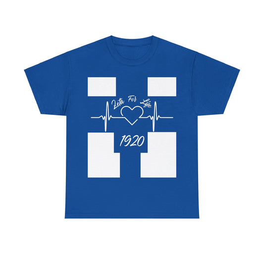 Zeta for Life Heavy Cotton Tee