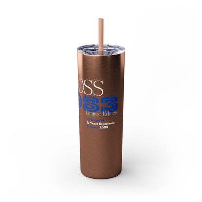 1983 Born Skinny Tumbler with Straw, 20oz