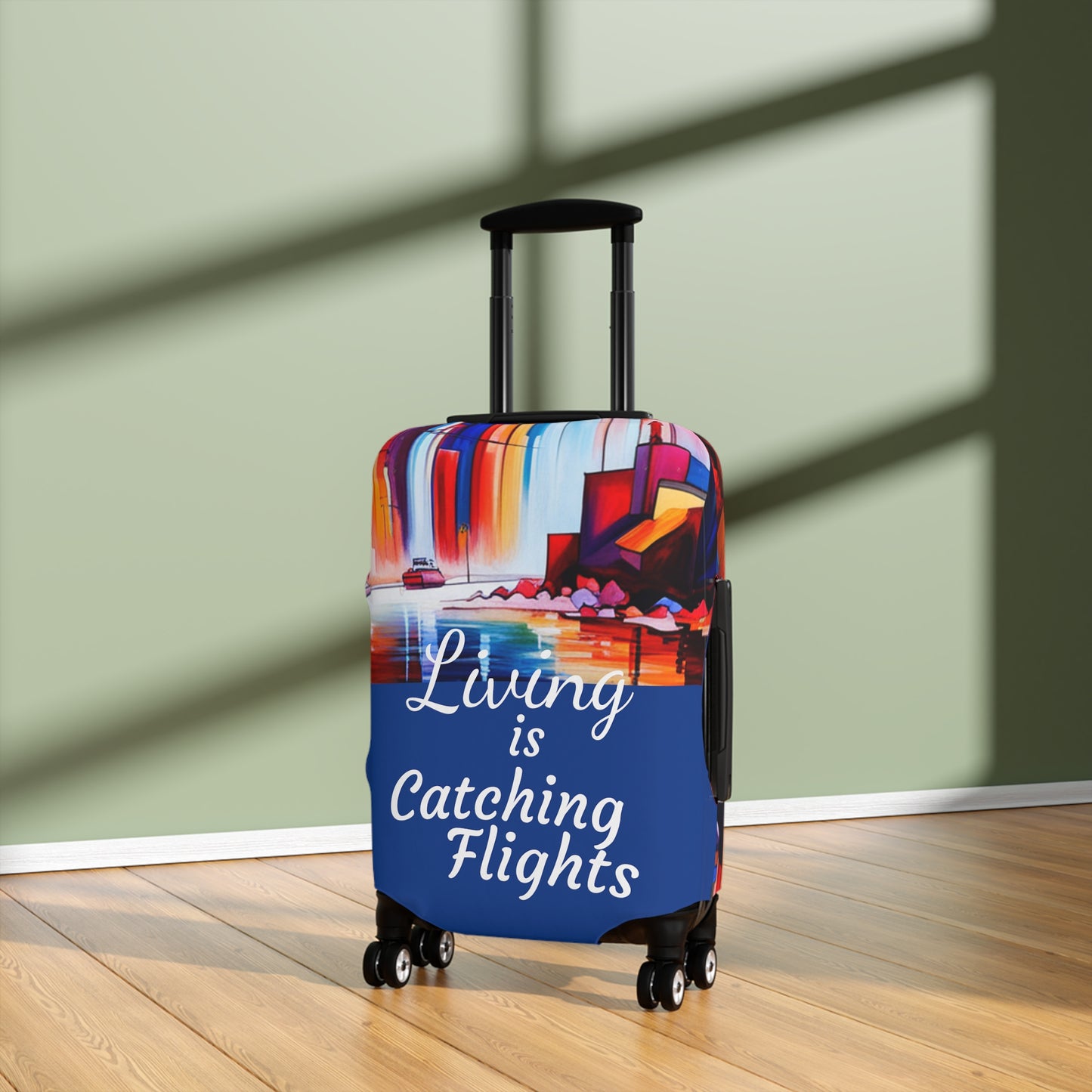 Living Is Catching Flights Luggage Cover
