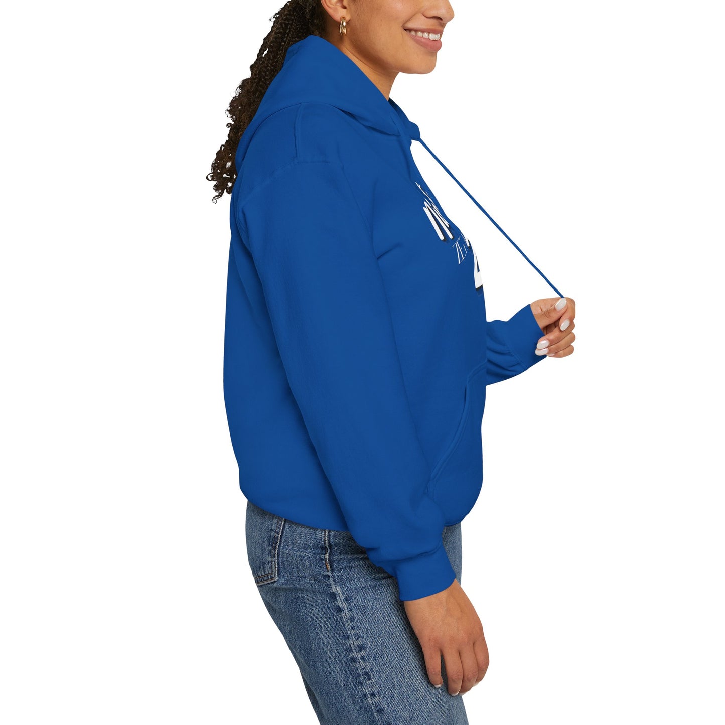 Zeta Founding Year Royal Blue Hoodie - 122025