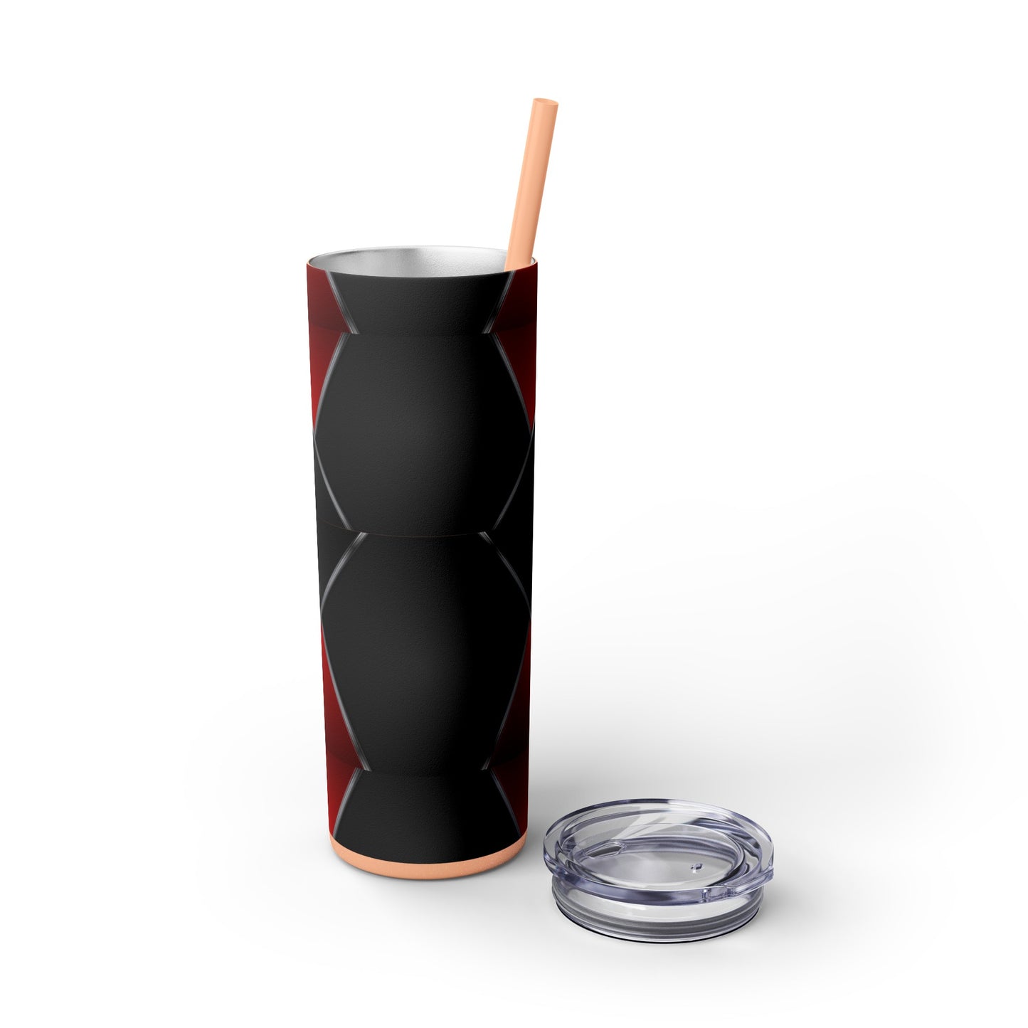 DANGER Skinny Tumbler with Straw, 20oz