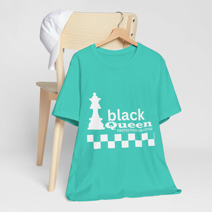 Black Queen Chess Tee - Unisex Jersey Short Sleeve