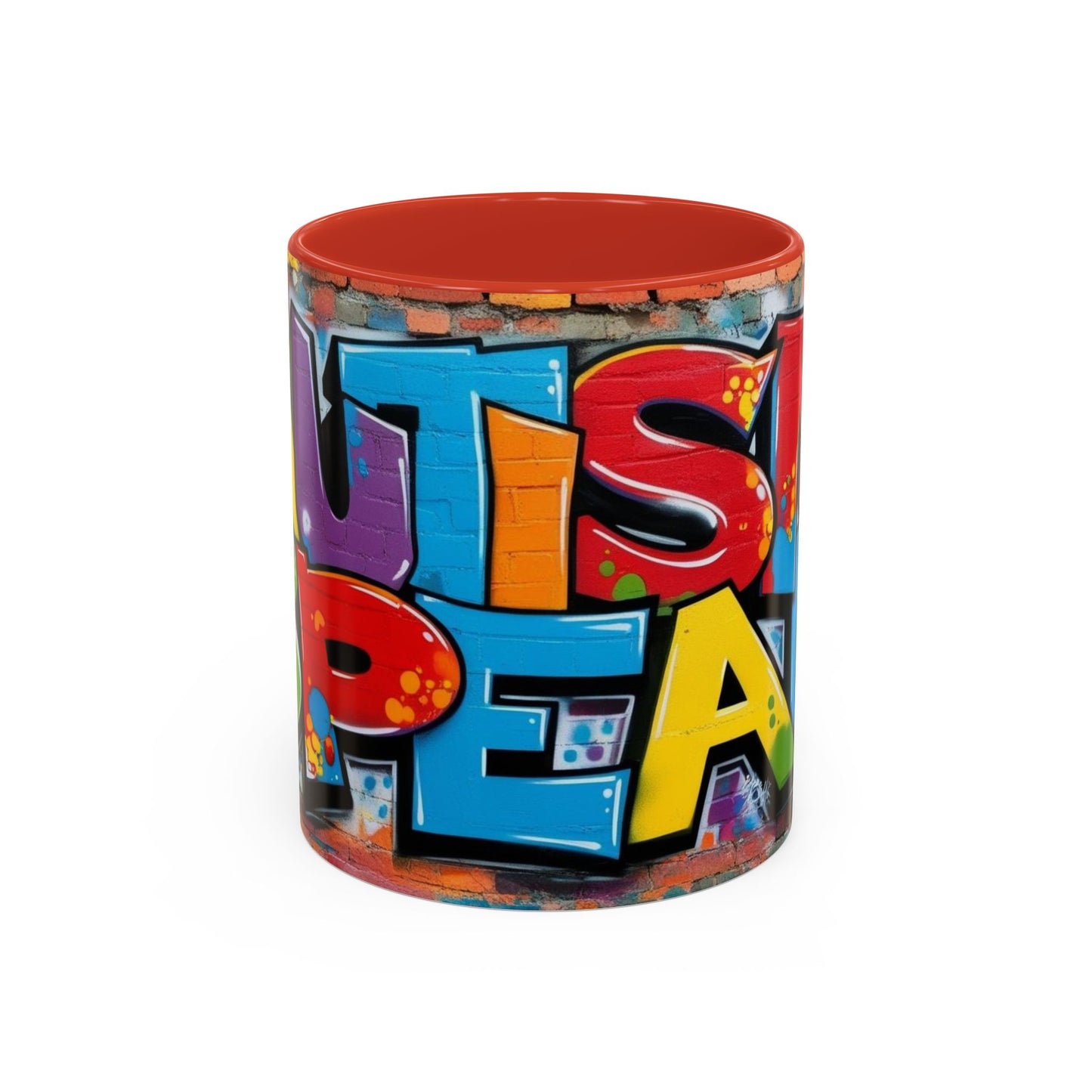 Coffee Mug - Autism Speak Graffiti Style Design
