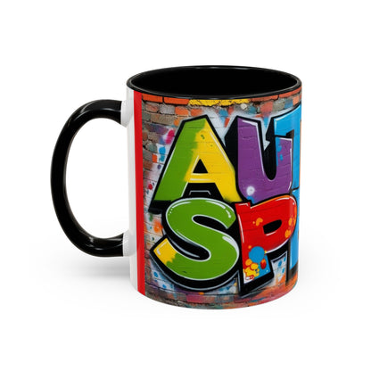 Coffee Mug - Autism Speak Graffiti Style Design