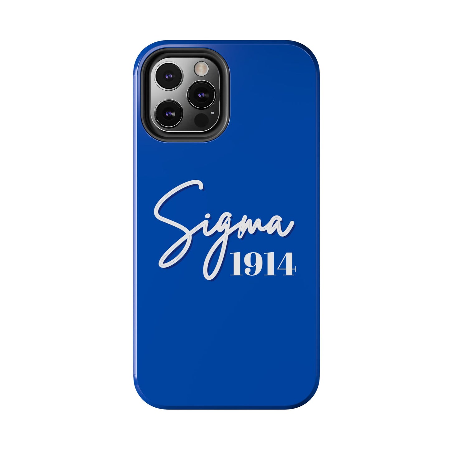 Phone Case -Sigma 1914 Fraternity White & Royal Blue