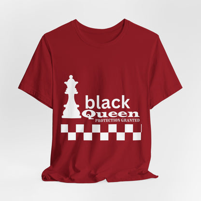 Black Queen Chess Tee - Unisex Jersey Short Sleeve