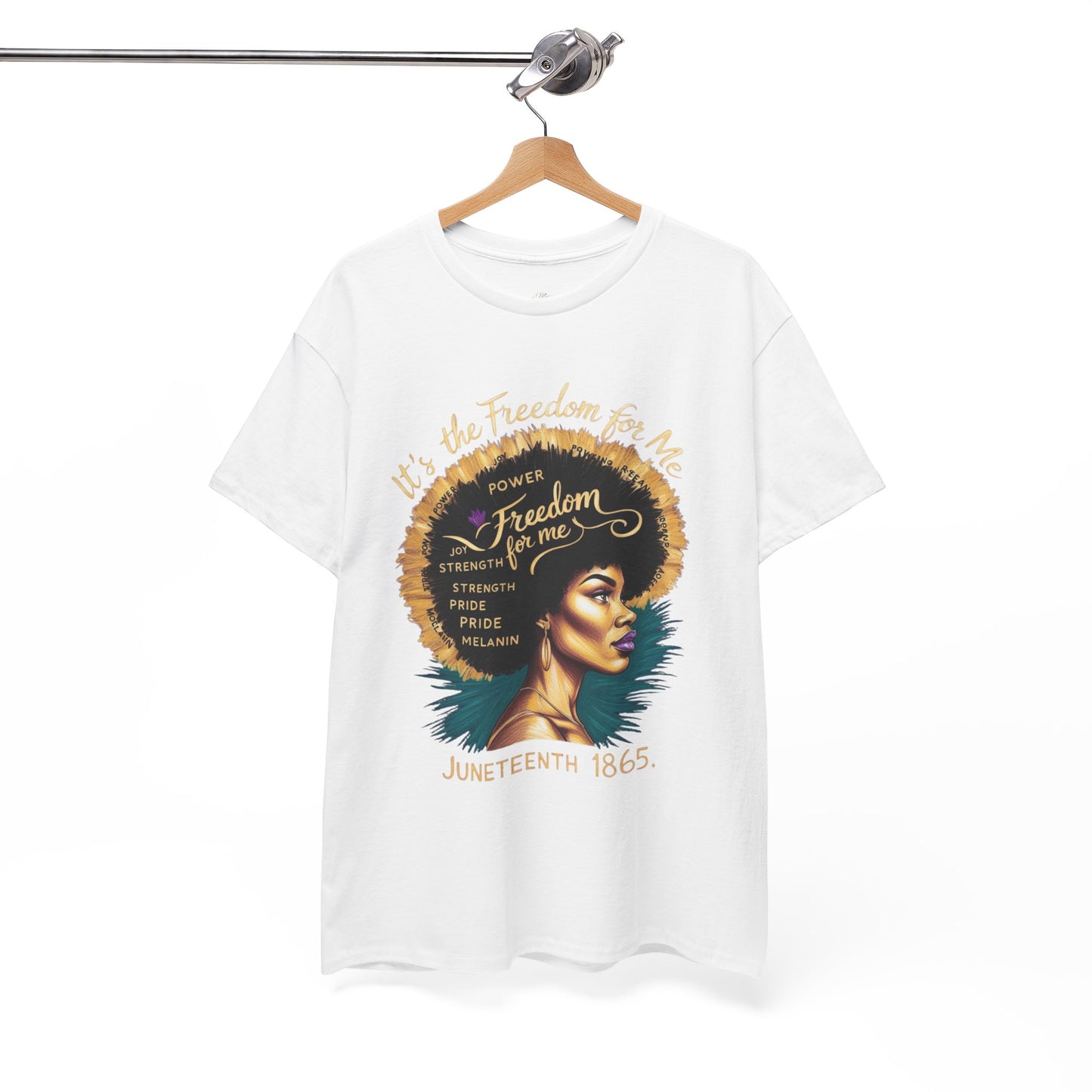 Graphic Tee - Juneteenth 1865 Freedom for Me Design