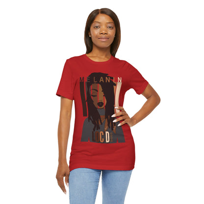 Melanin Loc'd Jersey Short Sleeve Tee