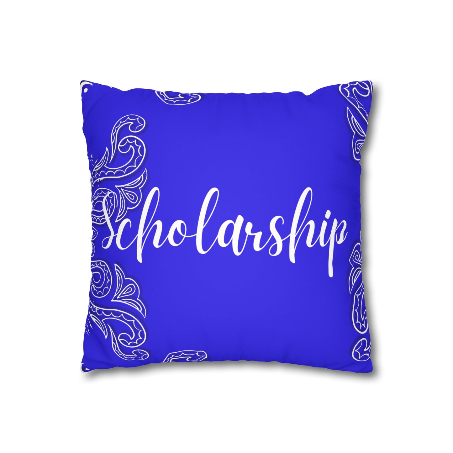 Scholarship 1920 Faux Suede Square Pillowcase