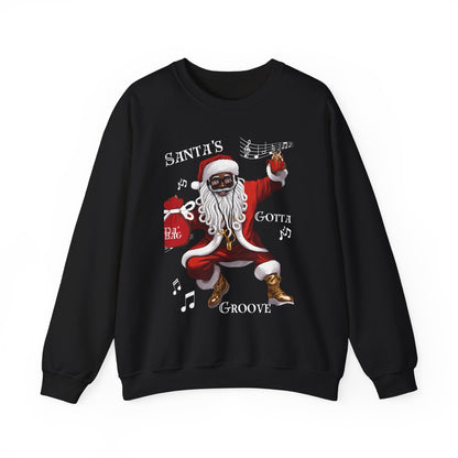 Christmas Santa's Gotta Groove Crewneck Sweatshirt