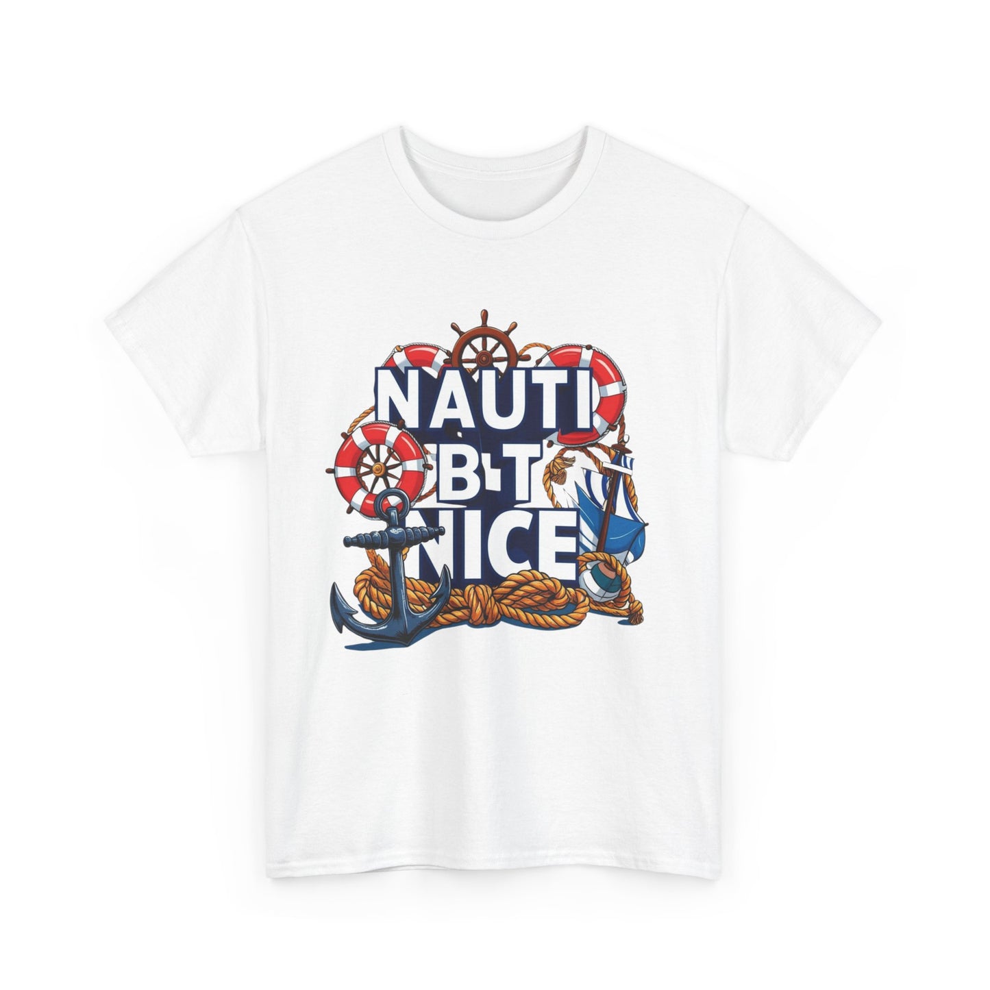 Nautical Unisex Tee - NAUTI BUT NICE Design
