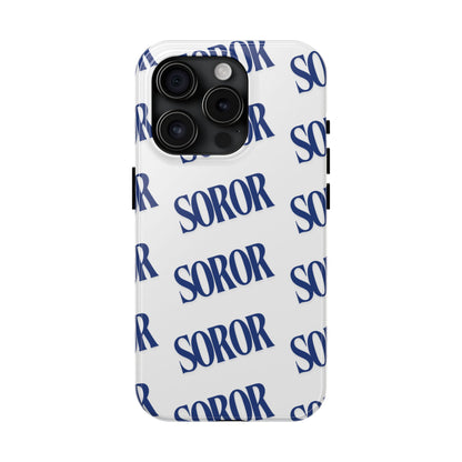 Phone Case - Soror White & Royal Blue