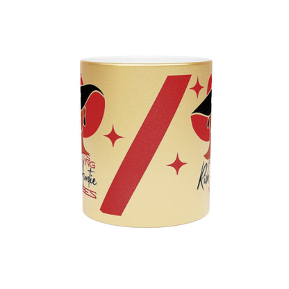 Its Giving Rich Auntie Vibes Metallic Mug (Silver\Gold)