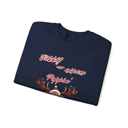 Christmas Antlers Crewneck Sweatshirt