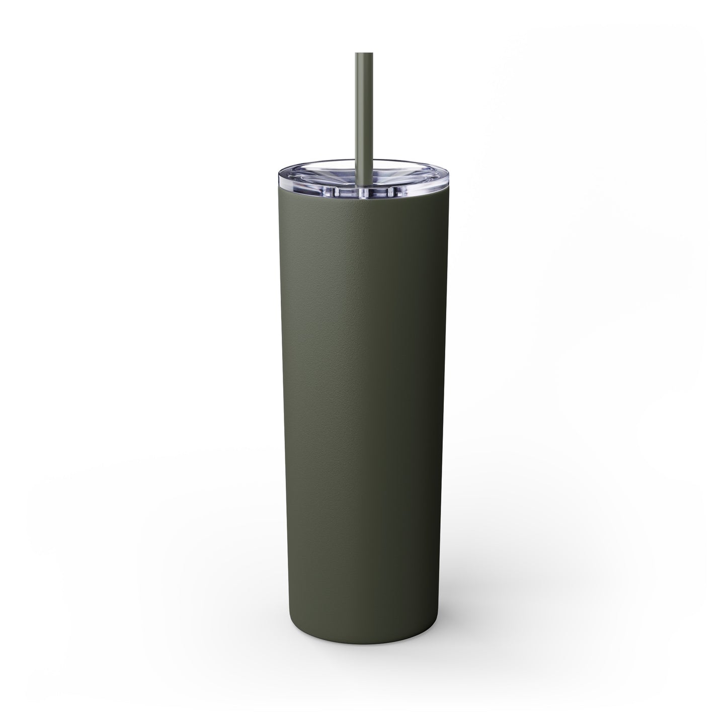 Bride Crew Skinny Tumbler with Straw, 20oz