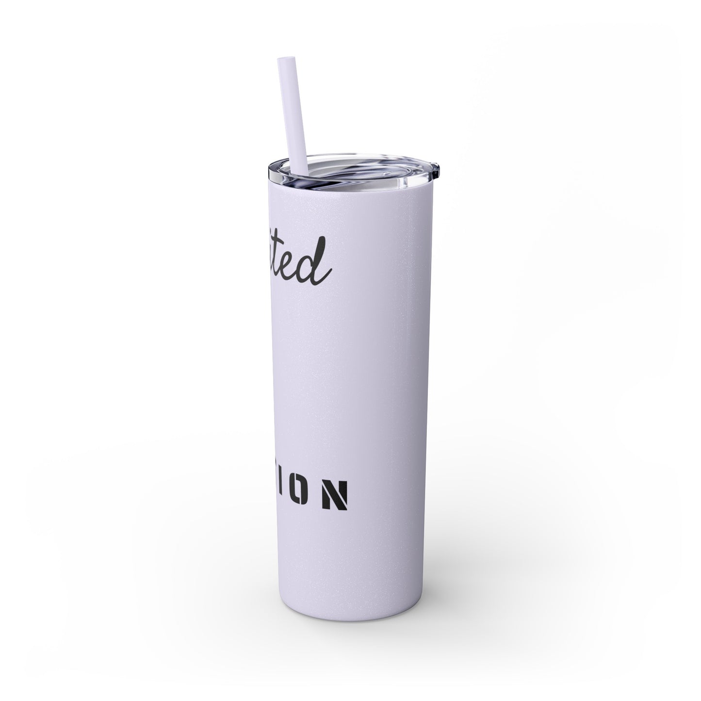 Limited Edition Customizable Skinny Tumbler with Straw, 20oz