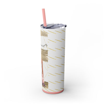 Customizable "Will you be my Bridesmaid?" Skinny Tumbler with Straw, 20oz