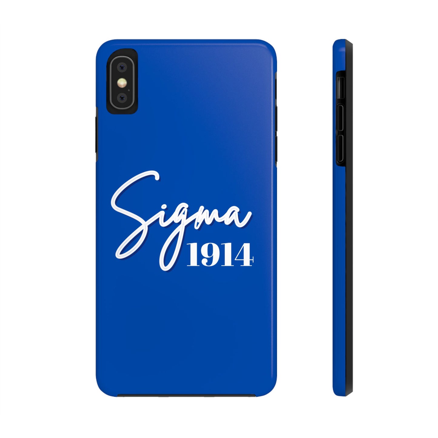 Phone Case -Sigma 1914 Fraternity White & Royal Blue