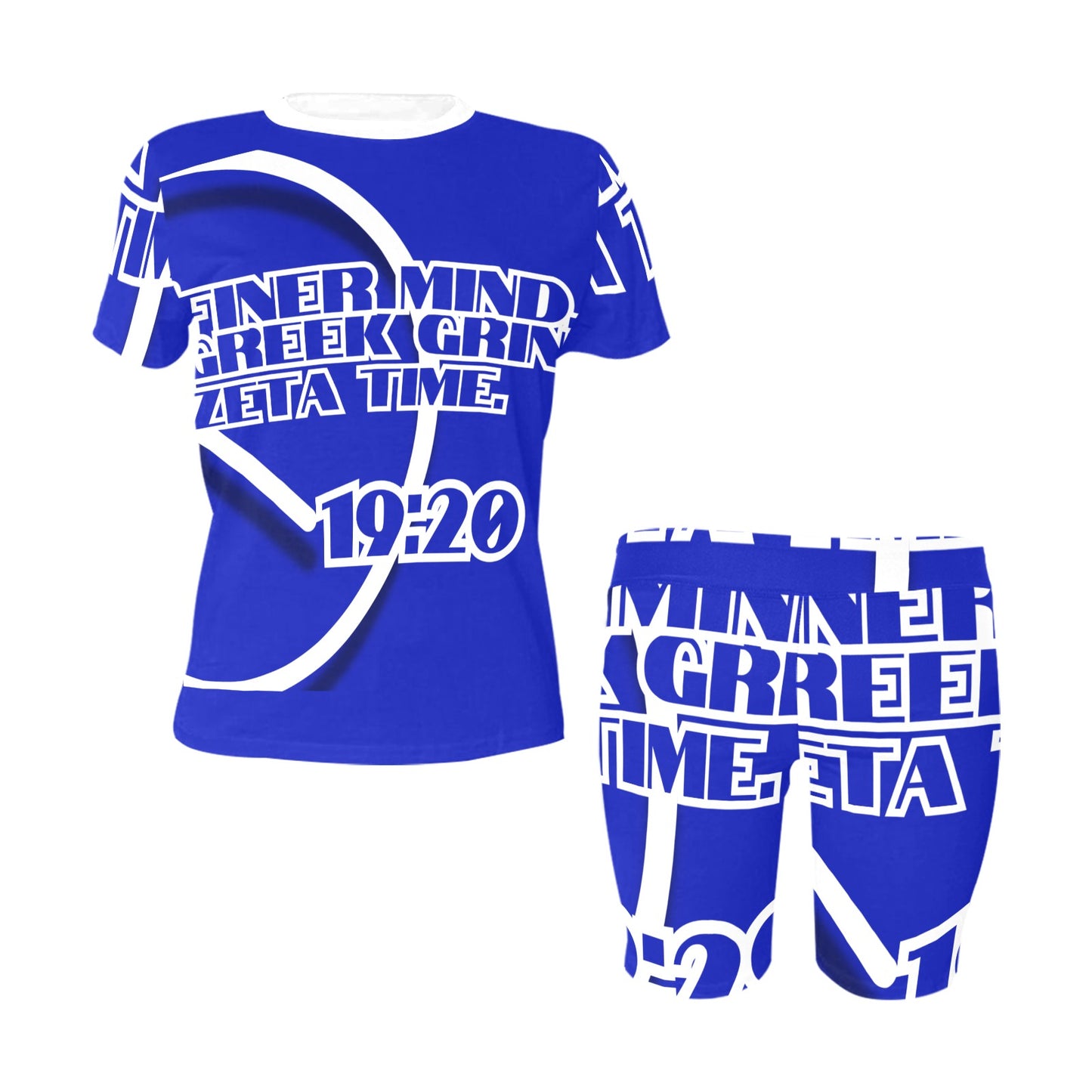 Finer Mind Greek Grind Yoga Set Women's Short Yoga Set