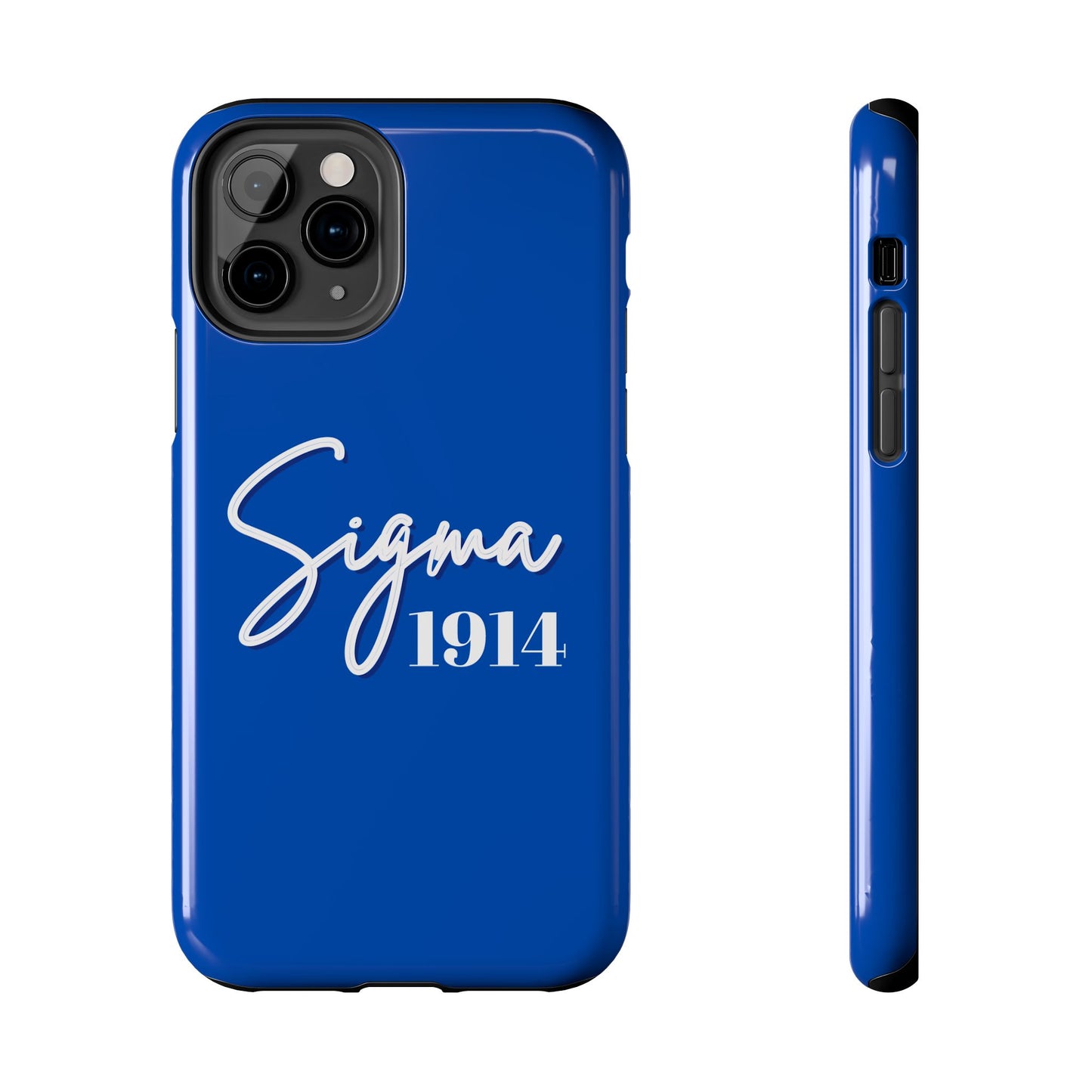 Phone Case -Sigma 1914 Fraternity White & Royal Blue
