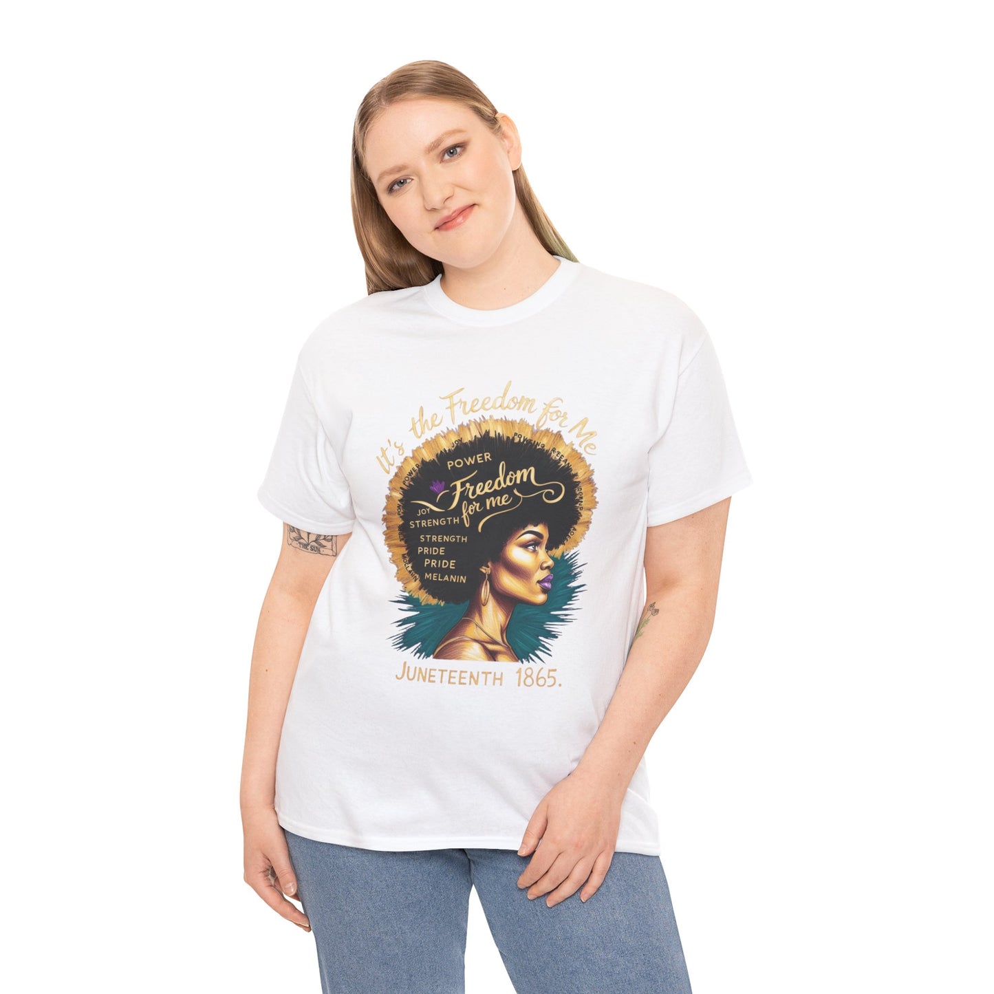 Graphic Tee - Juneteenth 1865 Freedom for Me Design