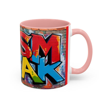 Coffee Mug - Autism Speak Graffiti Style Design