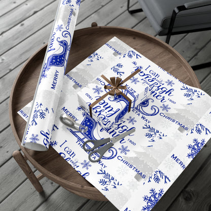 Gift Wrap Papers- Sleigh Finer