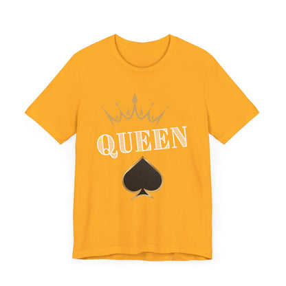 Queen Spades Tee - Unisex Jersey Short Sleeve