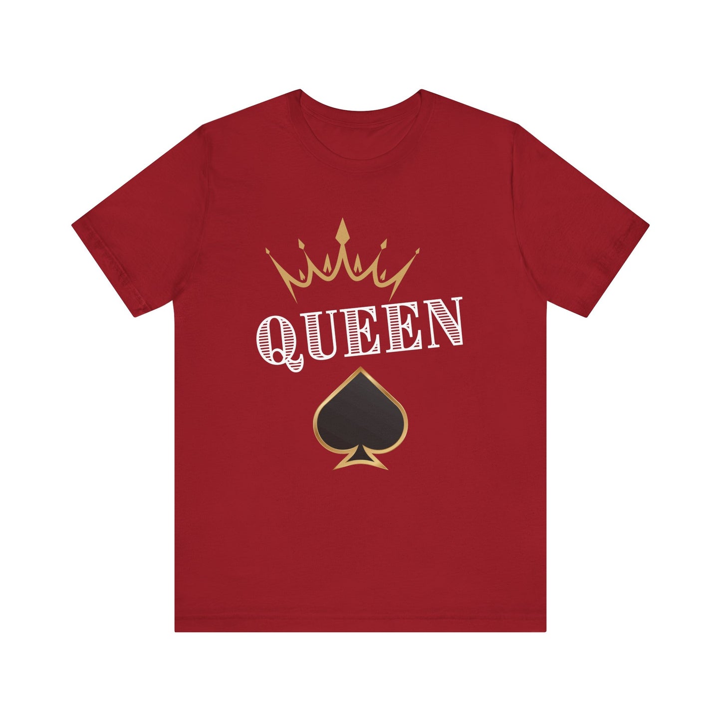 Queen Spades Tee - Unisex Jersey Short Sleeve