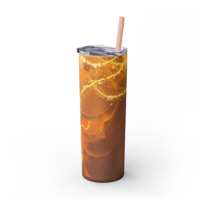 Fire  Skinny Tumbler with Straw, 20oz Model# 051701