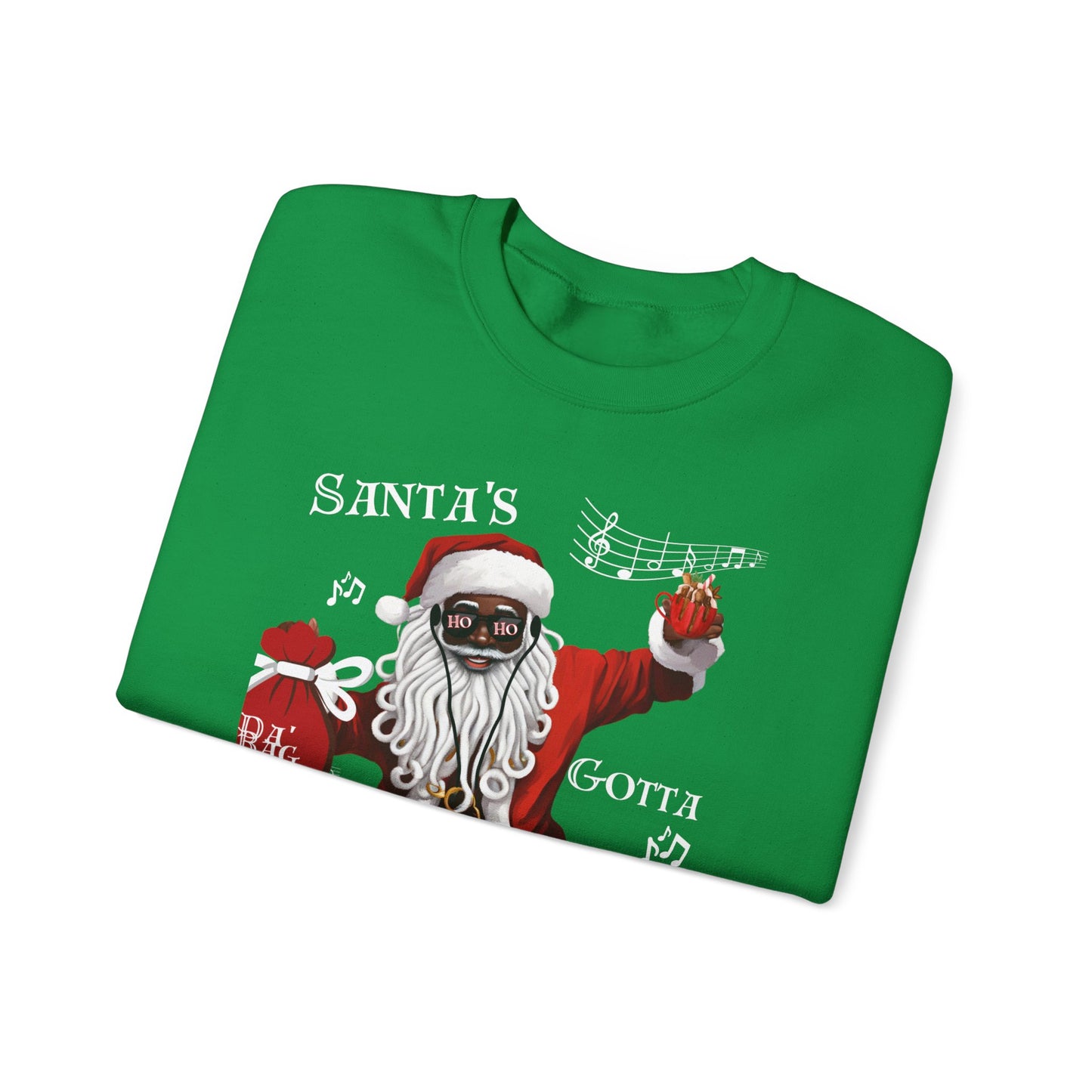 Christmas Santa's Gotta Groove Crewneck Sweatshirt