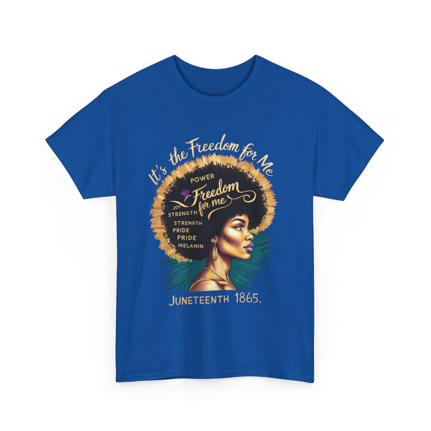 Graphic Tee - Juneteenth 1865 Freedom for Me Design