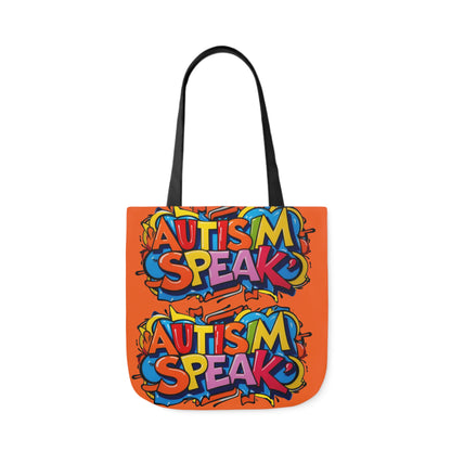 Autism Awareness Canvas Tote Bag,