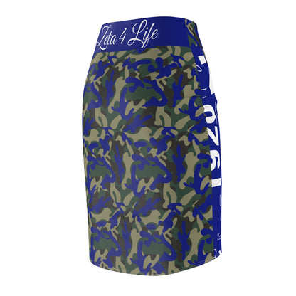Women's Pencil Skirt, Zeta Army Camo, Desert Storm Event, , Camouflage Skirt