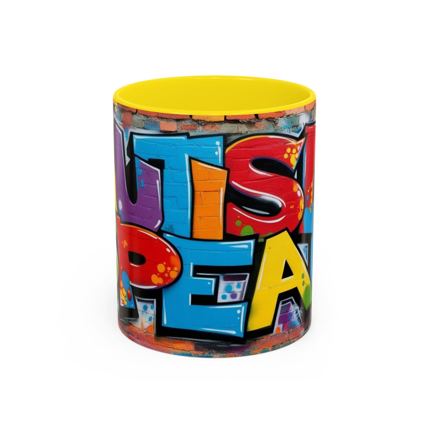 Coffee Mug - Autism Speak Graffiti Style Design