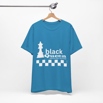 Black Queen Chess Tee - Unisex Jersey Short Sleeve