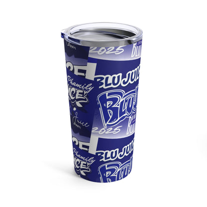 20oz Tumbler BluJuice Urban Graffiti Energy Drink Cup with Lid