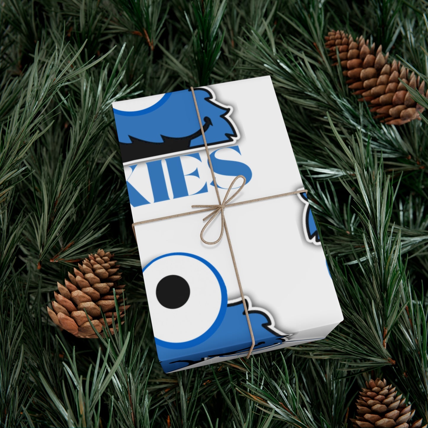 Gift Wrap Papers-Cookie Monster Inspired