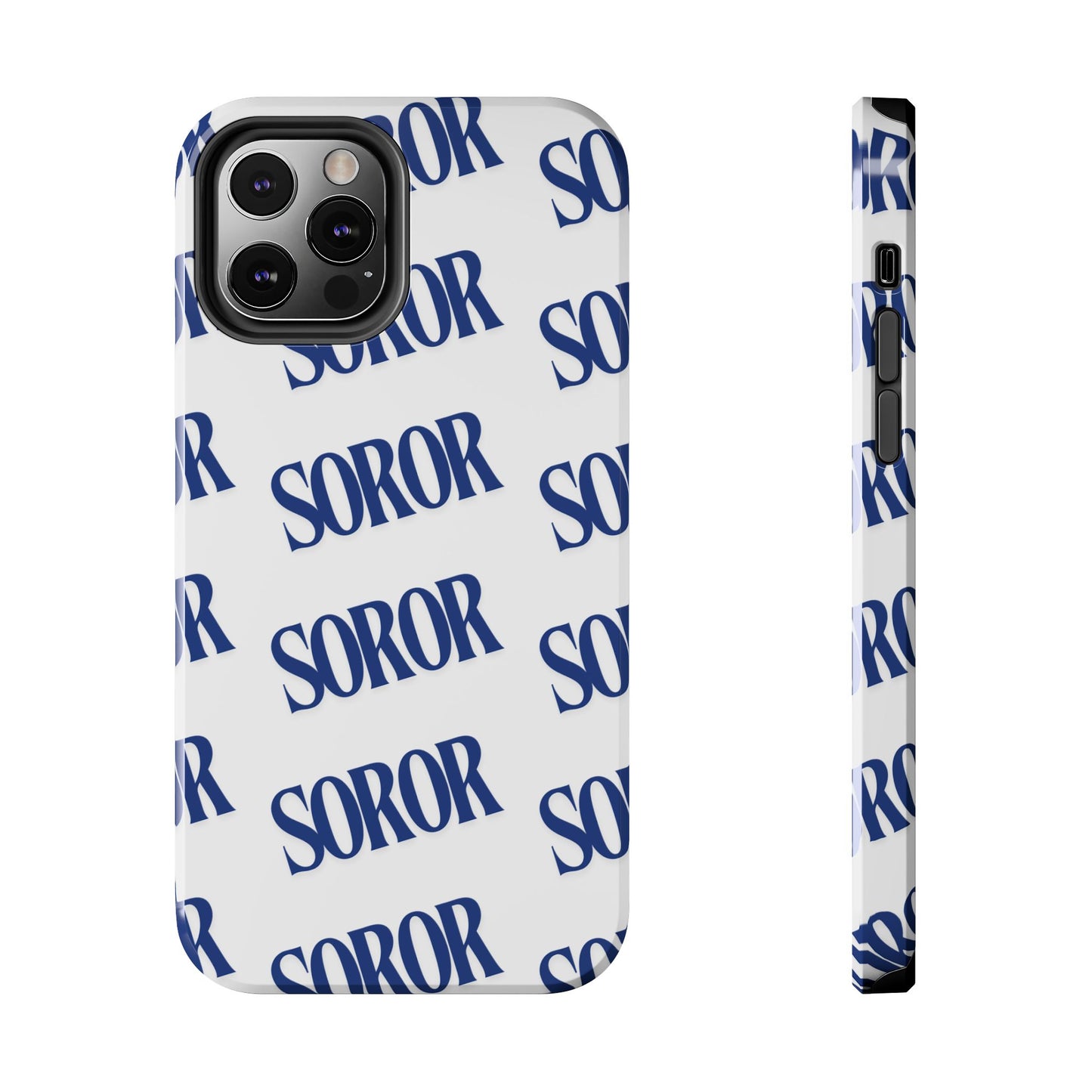 Phone Case - Soror White & Royal Blue