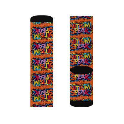 Autism Speak Graffiti Style- Orange