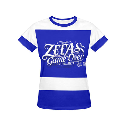 Women's All Over Print Crew Neck T-Shirt(T40-2)